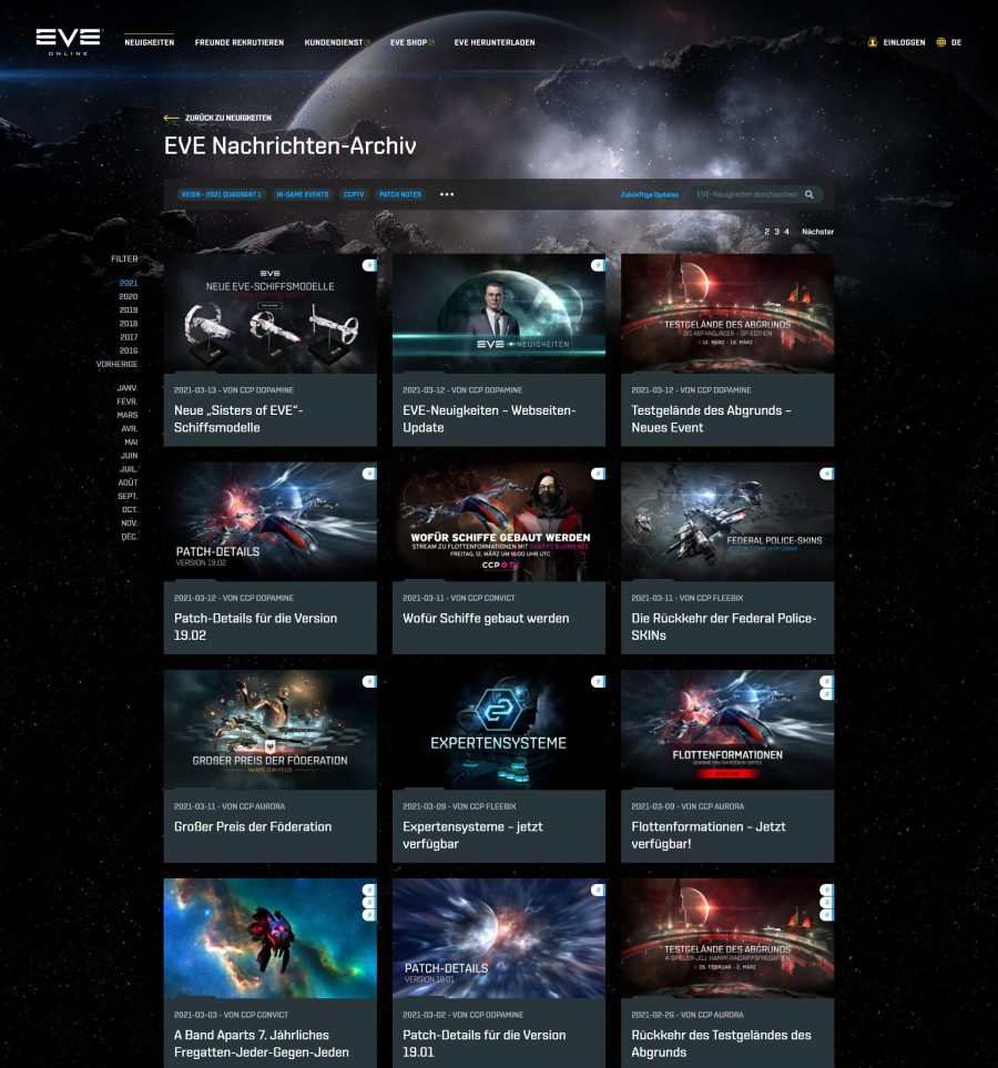 eve-news-archive de